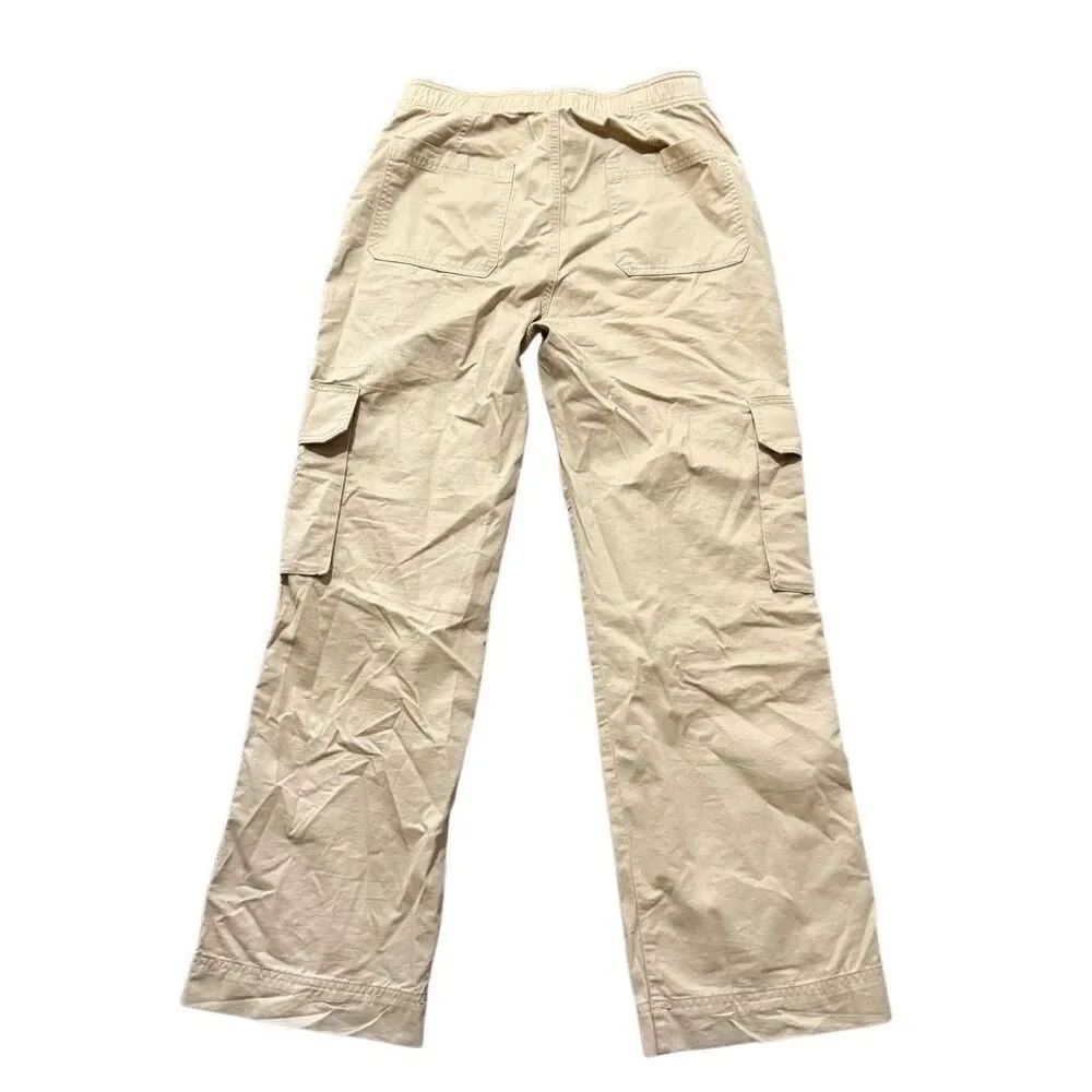 Abercrombie & Fitch Cargo Tan Straight Leg Pants Size 8R - Picture 2 of 3